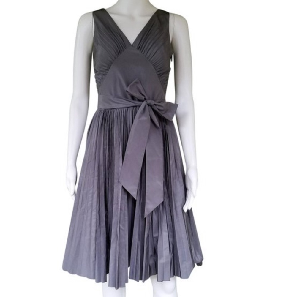 Banana Republic Silk Pleated Dress 6